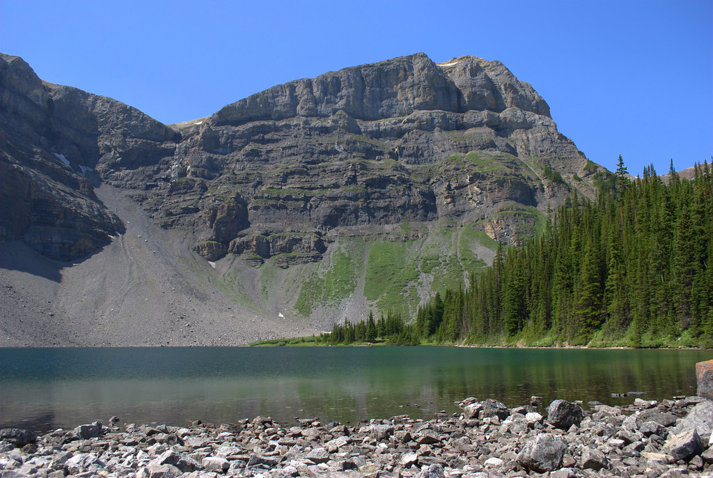 Mt. Bourgeau and Lake Bourgeau