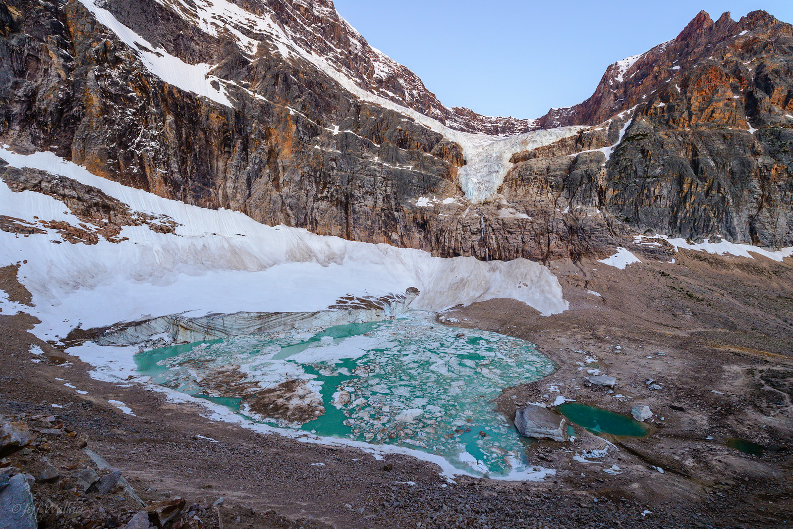 Cavell Pond - Post Ghost Glacier
