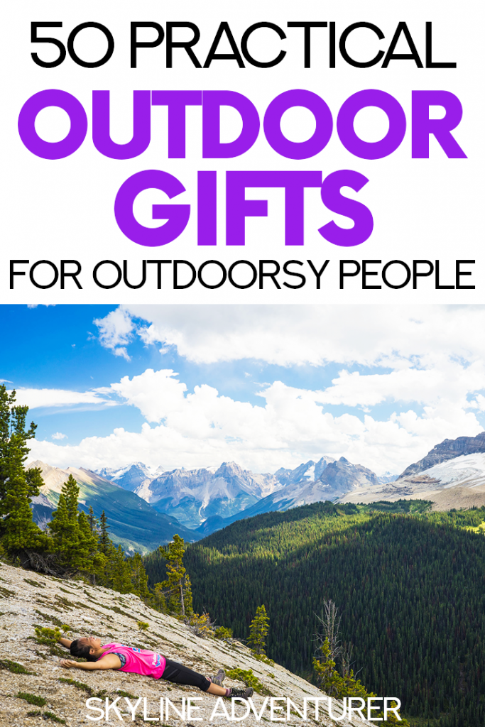 Looking for the perfect gift for your outdoorsy friends and family? This complete guide to gifts for outdoor lovers will definitely have what you're looking for! We've included some of the most clever, affordable/budget-friendly, and fun gifts for hikers, cyclists, kayakers, skiers, climbers, snowboarders, and more! | Christmas gift guide | gifts for outdoorsy people | outdoor gifts | presents for outdoor lovers |